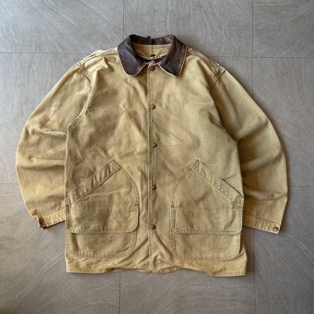 90s 울리치 베이지 헌팅 초어 자켓