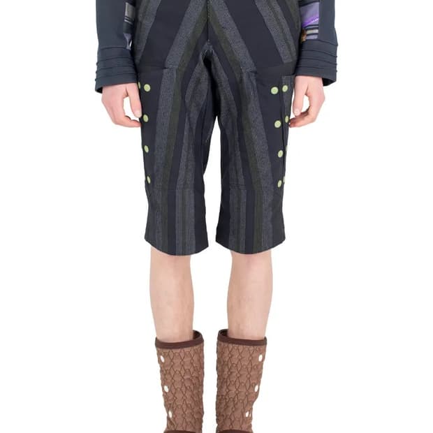 kiko kostadinov inex snap shorts
