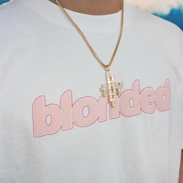 프랭크오션 blonded merch tee