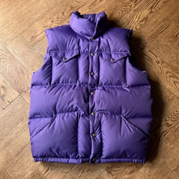 [M]노스페이스 재팬 퍼플 구스다운 패딩 베스트