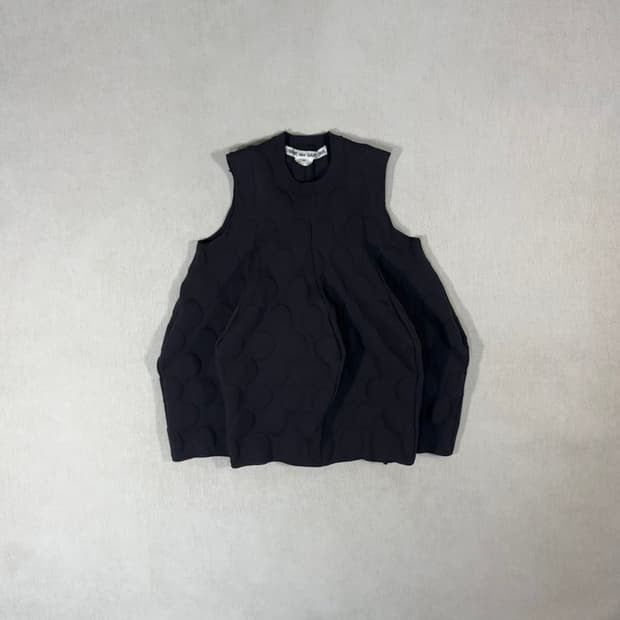 3D Pumpkin Shape Black Vest