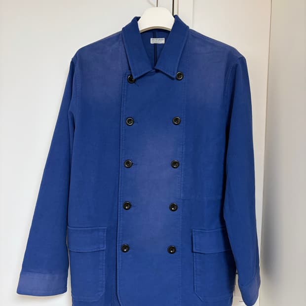 비헤비어 프렌치 몰스킨 더블 자켓