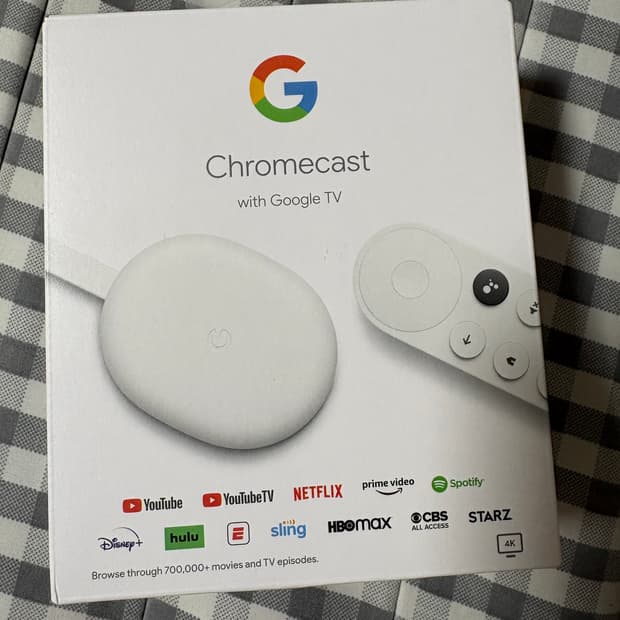 구글 크롬캐스트 4세대 4k 팝니다