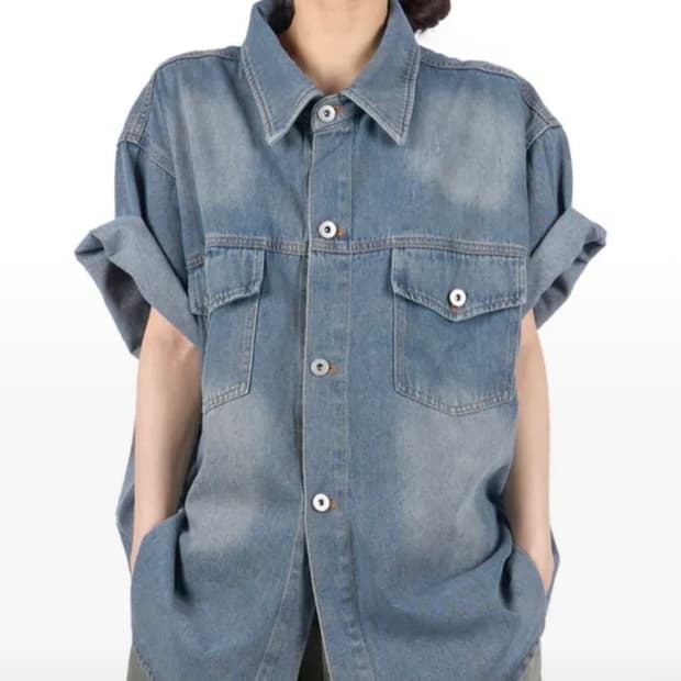릿킴 데님 셔츠