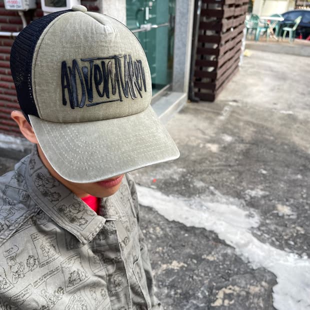 빈티지 어드벤쳐 트러커캡