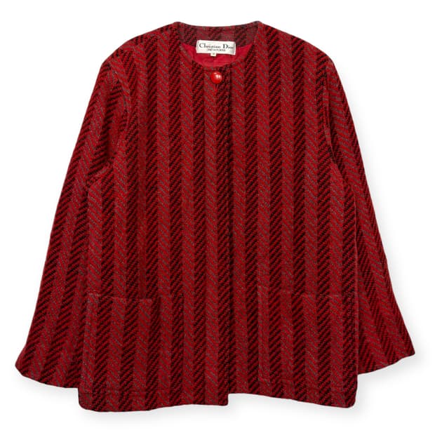 크리스찬디올 트위드 자켓
