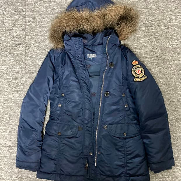 폴로진스 컴퍼니 후드 다운 야상 파카 XS