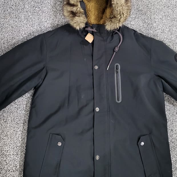 퀵실버(Quiksilver) 후드 퍼 겨울 자켓