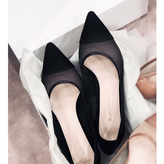 [blanchot] 블랑쇼 하프문 메쉬 - 240 / 통굽 4cm