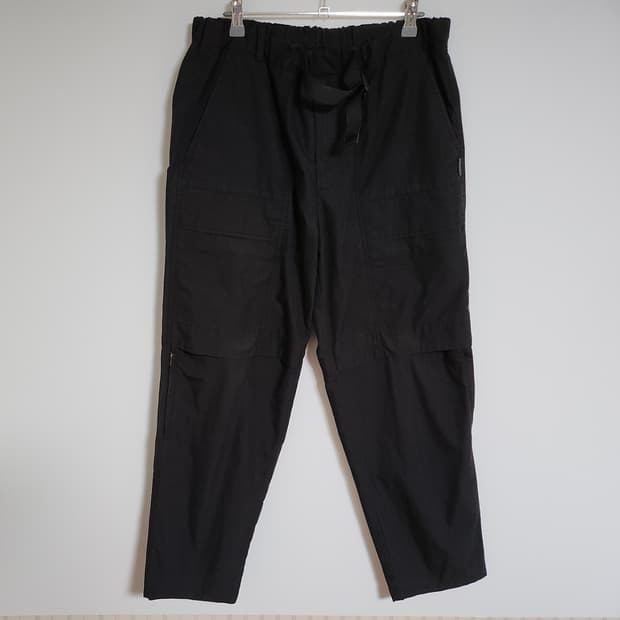 44 준지 블랙 스트랩 카고 팬츠 바지 JC0421P765