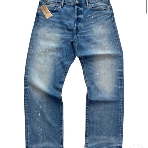 랄프로렌 헤리티지 스트레이트핏 하바나 데님 진