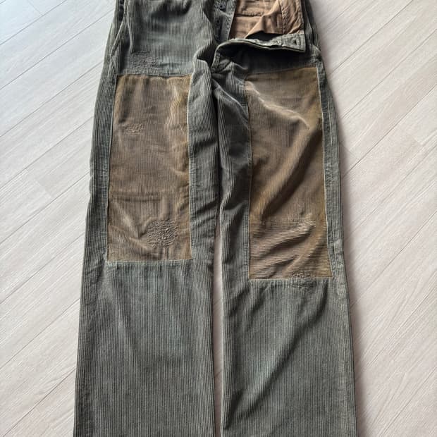 더블알엘 rrl 리페어 코듀로이 필드 팬츠 34/32