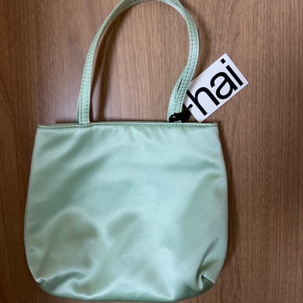 hai 하이 가방 라이트크린 리틀실크백