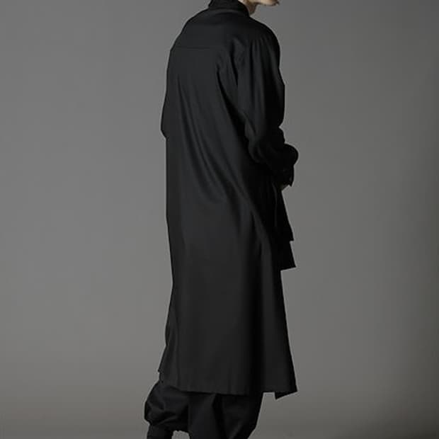 새상품 요지야마모토 Ground Y 블랙 롱셔츠 3사이즈