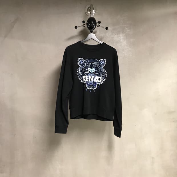 겐조 타이거 자수 맨투맨 블랙 M