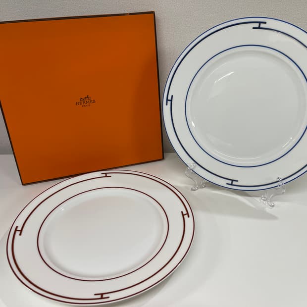 에르메스 리듬 레드 플레이트 1P 세트 HERMES