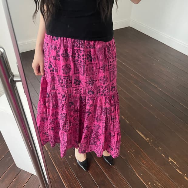 보헤미안 롱 스커트