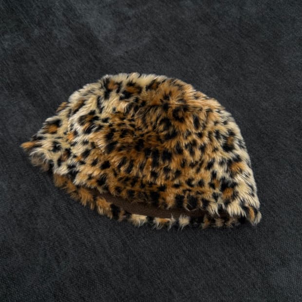 빈티지 레오파드 버킷햇