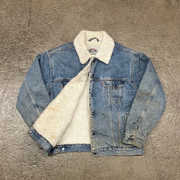 90s 리바이스 쉐르파 데님 자켓 (105-110)