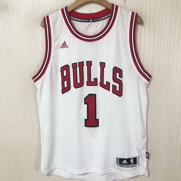 NBA 아디다스 시카고불스 스윙맨유니폼 M #1 데릭로즈