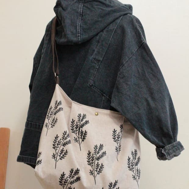 핸드메이드 핀턱 크로스백