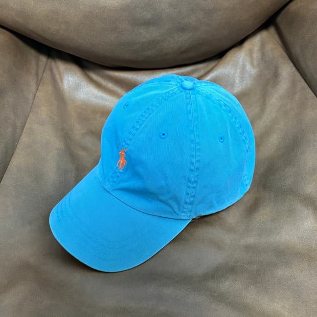 90s 폴로 랄프로렌 레더 스트랩 볼캡