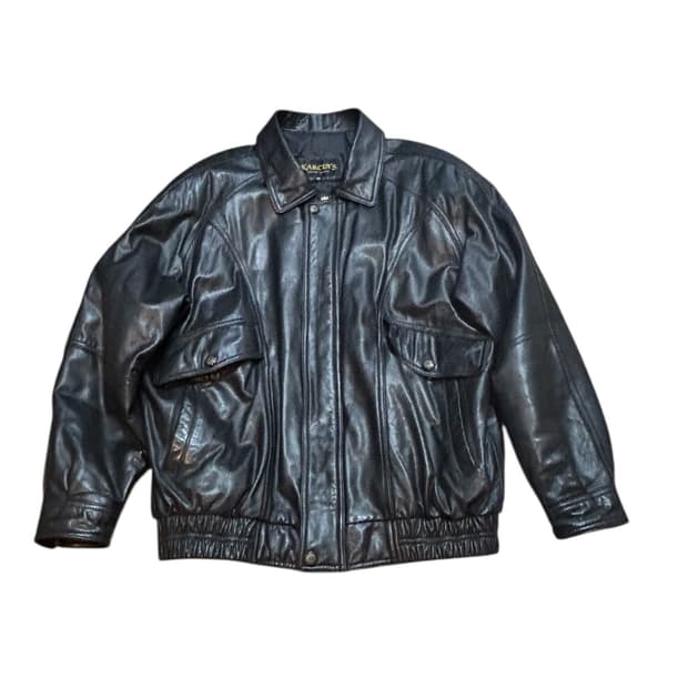 빈티지 가죽 자켓