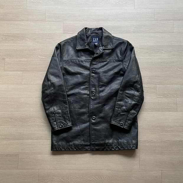90s 올드갭 레더 카코트 gap carcoat