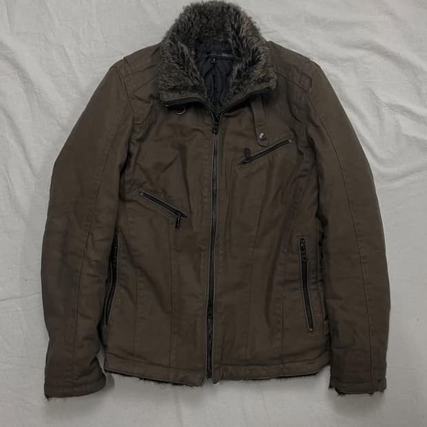 SCHLUSSEL Heavy cotton waxed work jacket