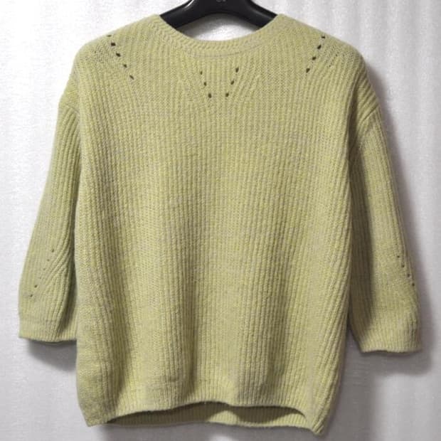 써스데이아일랜드/여성루즈핏니트티(사이즈66~77)