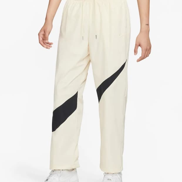 (m) 나이키 스우시 우븐 팬츠 코코넛 밀크