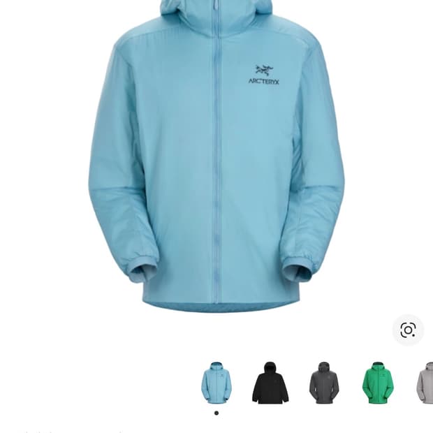 아크테릭스 아톰 LT 후디 솔레스 M