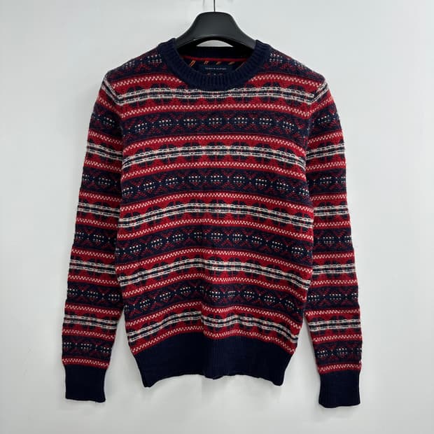 95 타미힐피거 여자 코위찬 울 니트