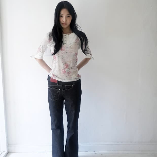 인앤양인하모니 플립 데님 Flip denim, black