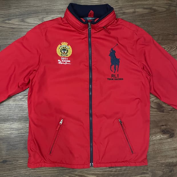폴로 랄프로렌 빅포니 RL1 레이싱 자켓 레드