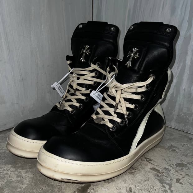 릭 오웬스 지오바스켓 x 크롬 하츠 (44,5eu)