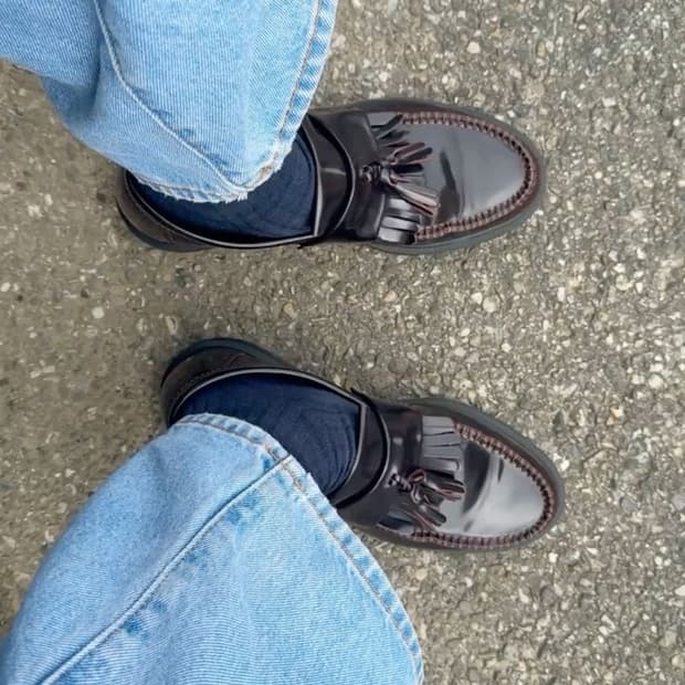 닥터마틴 아드리안 체리 로퍼