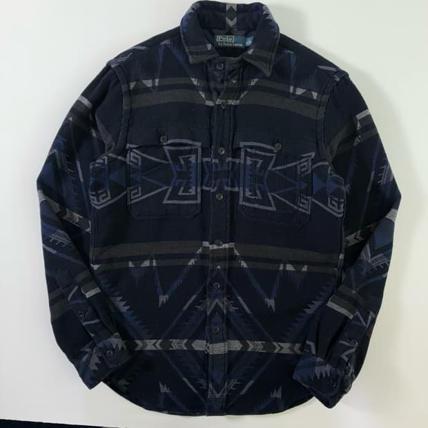 Polo  폴로 랄프로렌 아즈텍 패턴 플란넬 셔츠 