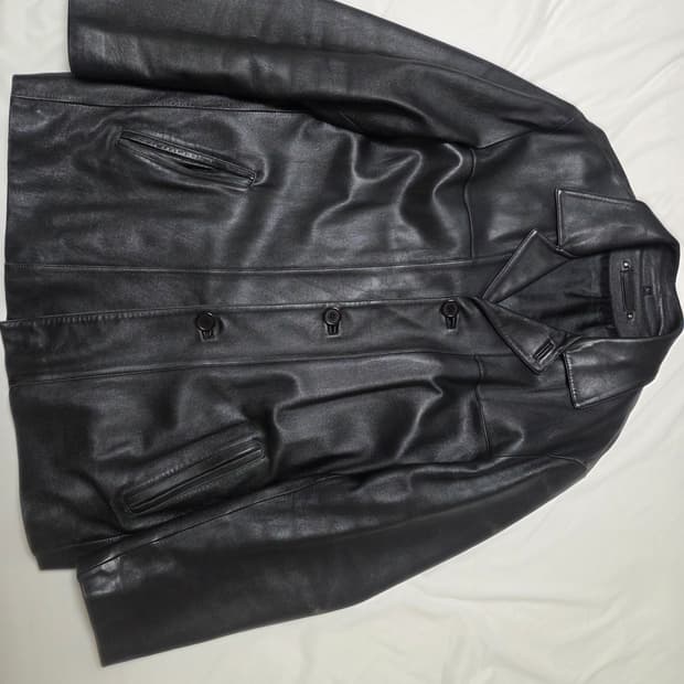 레더카코트 가죽자켓L (일본빈티지샵구매)