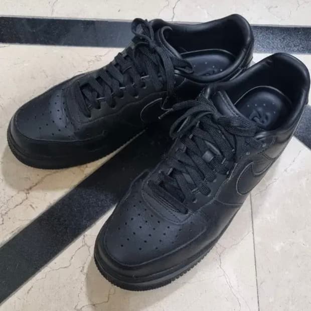 290 나이키 에어포스 프레쉬 트리플 블랙