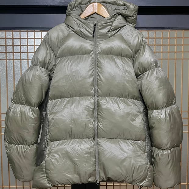 [XXL]무신사스탠다드 탱크무브 패딩 카키그레이