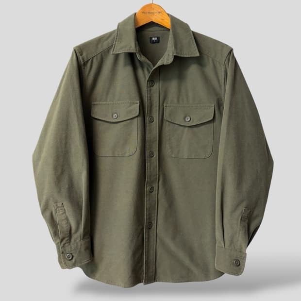 (M)유니클로 저지 오버사이즈 셔츠