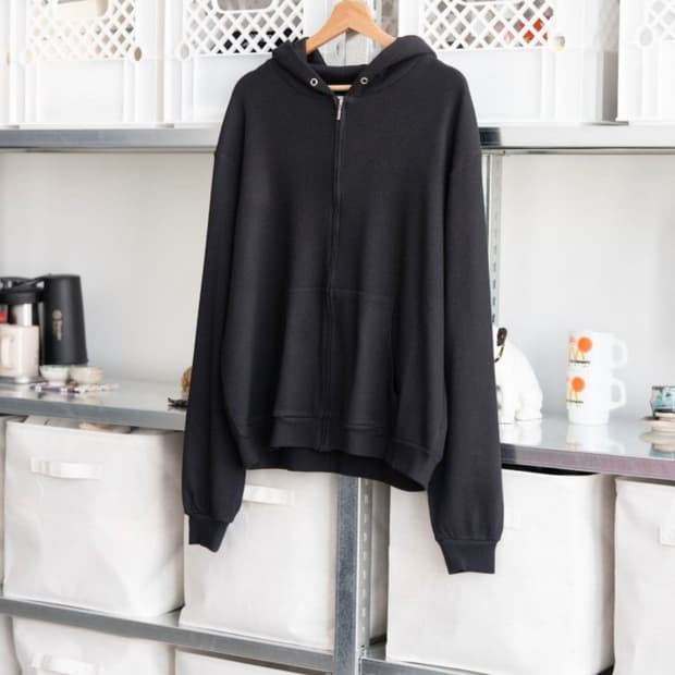 에브리원 와플후드집업