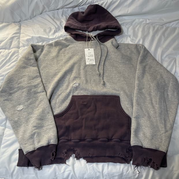 [38] 풀카운트 25aw 더블 페이스 페이딩 스웻 후드