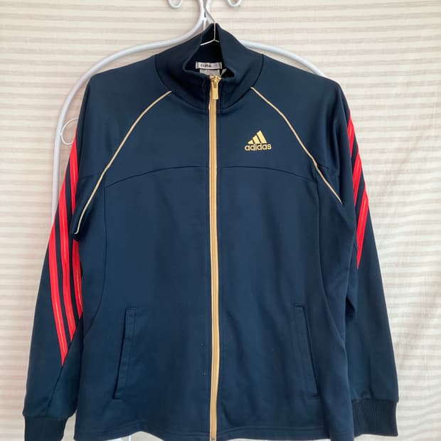 빈티지 아디다스 네이비 저지 y2k 스트릿 갸루 펑키 일본빈티지571