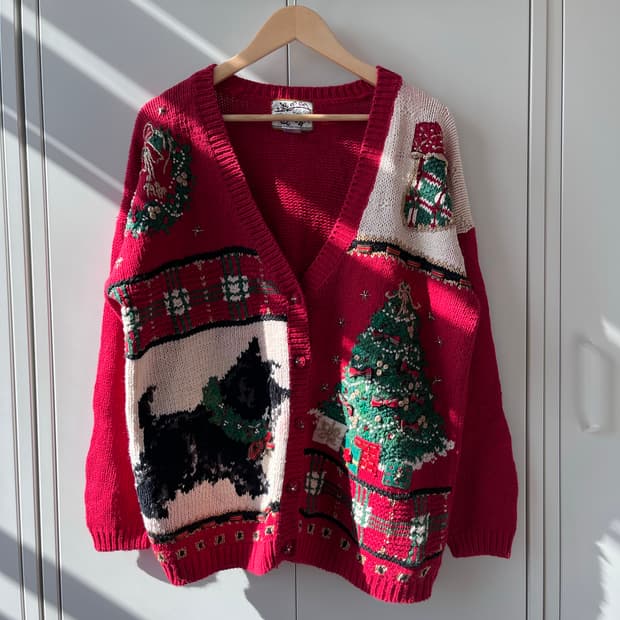 Heirloom collection 크리스마스 니트 가디건 