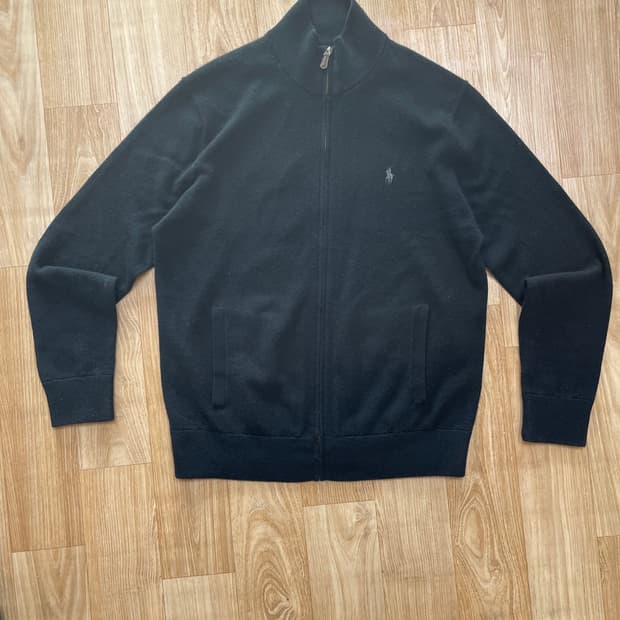 폴로 랄프로렌 울 풀 지퍼 스웨터