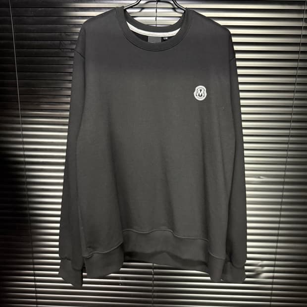 장사의신 장신 굿즈 몽말 스웻 맨투맨 블랙 긴팔 XL 105 리미티드