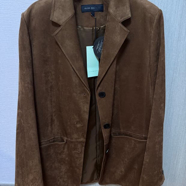 Olive des olive 스웨이드자켓 택달린 새상품