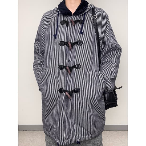 빈티지 더플 코트 점퍼